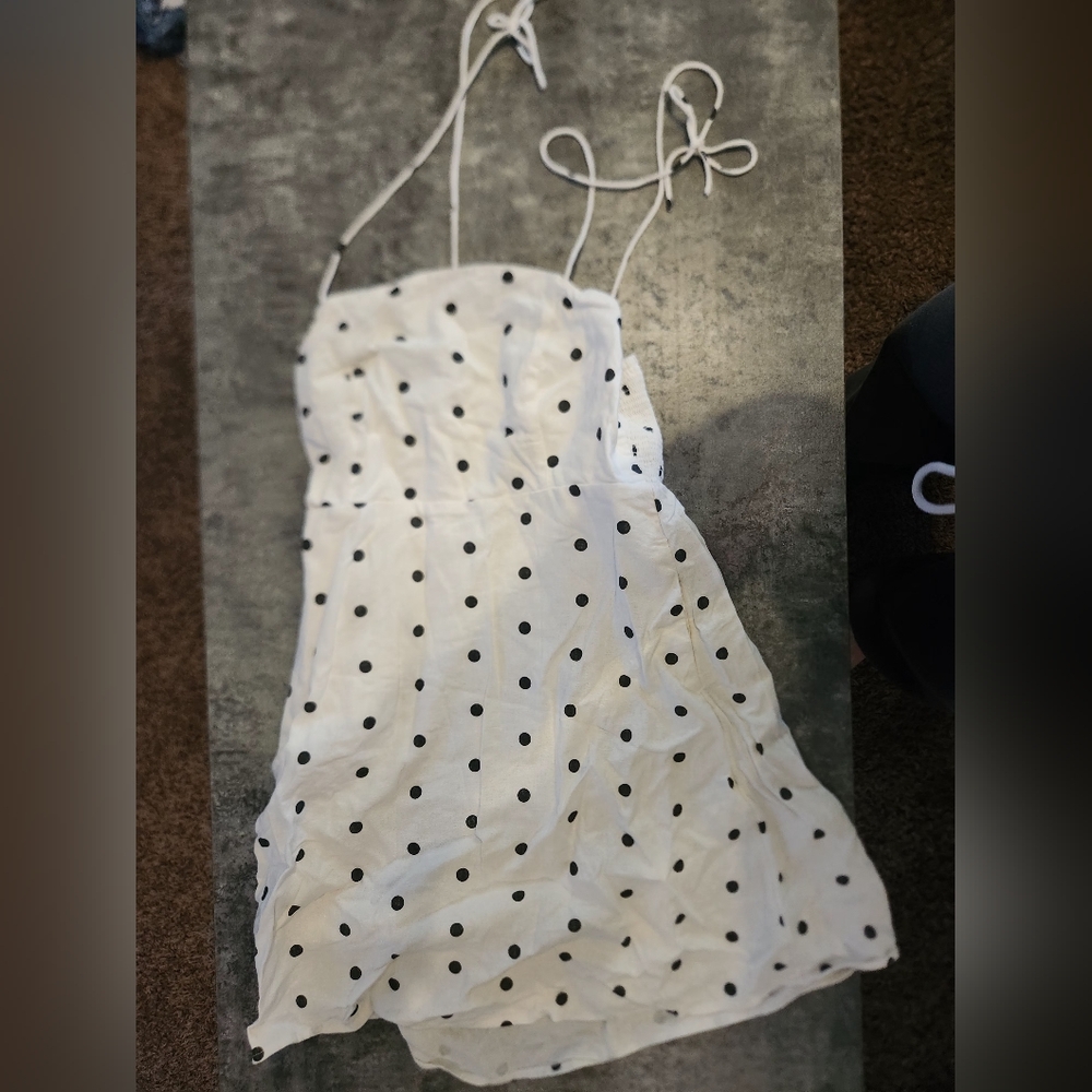 Fit & Flare Tie-Strap Printed Mini Dress Old Navy